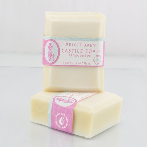 Brigit True Organics- Brigit Baby Castile Soap, 2.9 oz. (88% ORGANIC)
