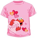 Sesame Street Elmo Hugs Hearts Pink T-Shirt Tee