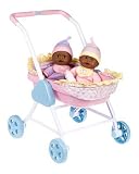 Little Mommy Newborn Twins with Stroller Giftset - Ethnic