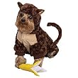 Zack & Zoey Plush Curious Monkey Halloween Dog Costume with Poseable Tail & FREE Banana Squeak Toy MedIum