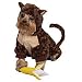 Zack & Zoey Plush Curious Monkey Halloween Dog Costume with Poseable Tail & FREE Banana Squeak Toy MedIum