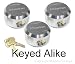 Master Lock - Hidden Shackle Locks Keyed Alike #6271KA-3