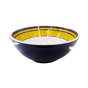 Le Cadeaux Triple Weight Melamine Cereal or Salad Bowl, Cassis by 