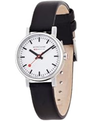 Mondaine Womens A658.30301.11SBB Quartz Evo Leather Band Watch