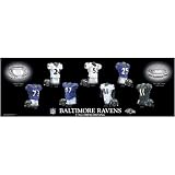 Maple Leaf Productions Baltimore Ravens Team Evolution Plaque