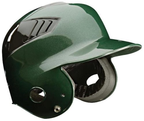 Rawlings Highlight Coolflo Junior Batting Helmet (Dark Green)