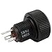Spectrol / Sfernice / Vishay P16SNP471MAB15 Potentiometer; Cermet; Rest 470 Ohms; Panel; 1 Turn; Pwr-Rtg 1W; Linear; with Switch (Nonreturnable)