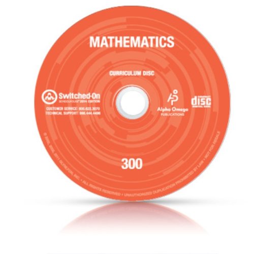2014 Switched on Schoolhouse, 3rd Grade, Grade 3 Math Curriculum by AOP (Alpha Omega HomeSchooling), SOS CD-ROM
