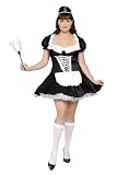 French Maid Sexy Adult Halloween Costume Skimpy Naughty Cute Servant Outfit Dress Roma
