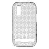 Clear Checker Thermoplastic Polyurethanes (TPU) Skin Case for Motorola Phot ....