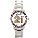 Ken Schrader # 21 NASCAR Mens Crew Chief Sports Watch