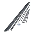 Industrial Shelving Post Kit  Medium Gray