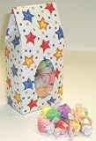 Gourmet Food : Scott's Cakes Assorted Nougat Salt Water Taffy 1/2 Pound Standing Primary Stars Box