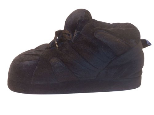 Happy Feet – All Black – Slippers – XL