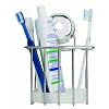 Croydex Twist 'N' Lock Toothbrush Holder, Chrome