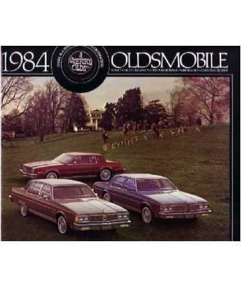 1984 OLDSMOBILE 98 DELTA 88 TORONADO Sales Brochure