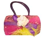 Pink Tulle & Fur Princess Purse Christmas Ornament
