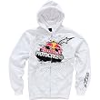 Alpinestars Grit Red Bull Fleece Men's Hoody Zip Fashion Sweatshirt - White