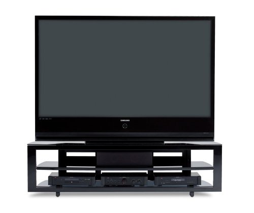 BDI Deploy Max 9640-1, extra wide Open TV Stand - Gloss Black