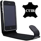 HOUSSE LUXE CUIR VERITABLE IPHONE 3G 3GS
