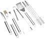Mr. Bar-B-Q 9-Piece Platinum Prestige Stainless-Steel Tool Set