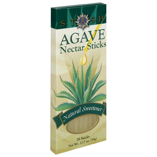 Stash Premium Agave Nectar Sticks, 20-Count Sticks (Pack of 6) by Agave Nectars