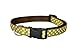 Medium Moss/White Polka Dot Dog Collar: 3/4