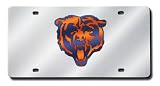 Chicago Bears License Plate Cover (Silver)