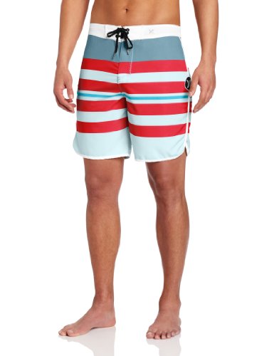 Hurley Men's BP Warp Broadcast Phantom Boardshort, Light Blue, 31 Picture