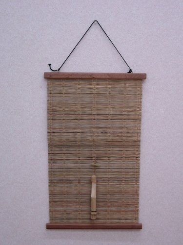 い草タペストリー（竹筒付)　『宇治』　サイズ：35×60cm(#2802400) 