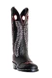 Men’s Laredo 15″ Pull On Cowboy Boots BLACK 9.5 D