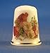 Porcelain China Collectable Thimble - Sweet Peas - Free Gift Box