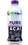 Acai Roots Pure Acai Juice, 32-Ounce Bottles (Pack of 3)