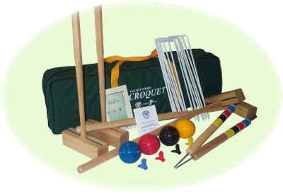 Sport 6 Player Croquet Set by Oakley Woods Croquet
