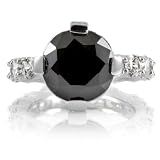 Inspired By Sex and the City 2: Faux Carrie's Black Diamond Ring