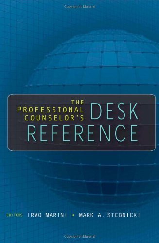 The Professional Counselor's Desk Reference by Marini PhD, Dr. Irmo, Stebnicki PhD, Dr. Mark (2008) Hardcover