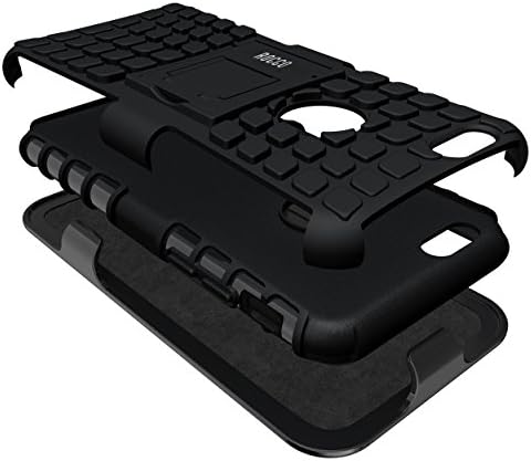 Shockproof iPhone 6 and 6s Case (4.7 inch), Rocco® rugged orange protective case with kickstand and screen protector SOFT-Interior scratch protection TPU Base shock absorption inner gel sleeve. (2015) 100 percent lifetime warranty