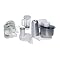 Bosch Compact Kitchen Machine with Blender, Stainless Steel Bowl, Shredder & Accessory