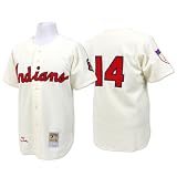 Cleveland Indians Authentic 1951 Larry Doby Home Jersey By Mitchell & Ness Size 56