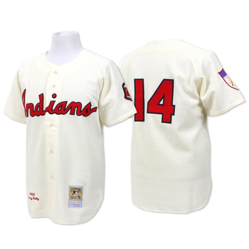 Cleveland Indians Authentic 1951 Larry Doby Home Jersey By Mitchell & Ness 36