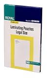 Royal Legal Size Laminating Sheets