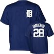 Curtis Granderson Navy Majestic Name and Number Detroit Tigers T-Shirt