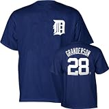 Curtis Granderson Detroit Tigers Youth Player Name and Number Navy T-Shirt