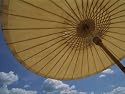 An Umbrella Blocks the Sun on a Phuket Island Beach Photographic Poster Print, 16x12