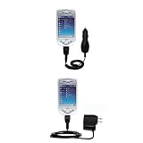 Essential Kit for the HTC Himalaya - includes Car and Wall Charger with Rapid Charge Technology - Gomadic Brand w/ TipExchange Technology