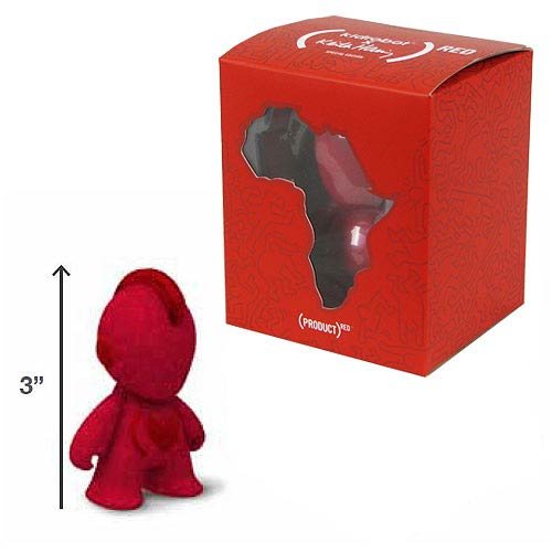 Kidrobot x (Red) Bot 3-Inch Mascot Vinyl Figure
