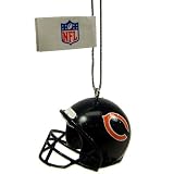 CHICAGO BEARS OFFICIAL LOGO MINI HELMET CHRISTMAS ORNAMENT 4-PACK