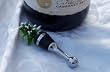 Glass Wine Bottle Stopper - Winter Tree