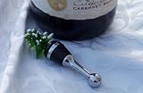 Glass Wine Bottle Stopper - Winter Tree