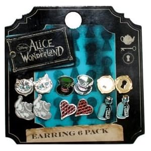 Tim Burton's Alice in Wonderland Earrings